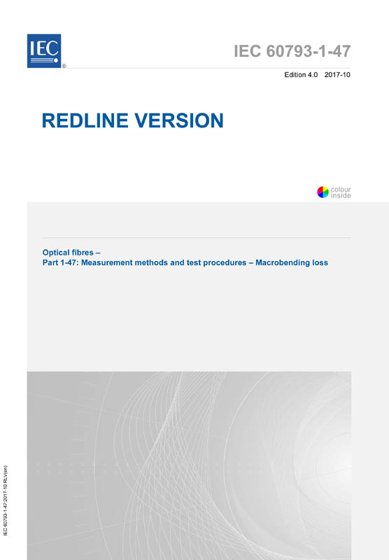Cover IEC 60793-1-47:2017 RLV